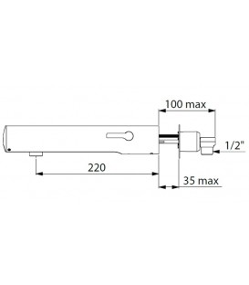 Mitigeur électronique TEMPOMATIC MIX 4