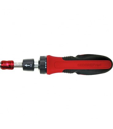 Tournevis-cliquet GEDORE red 1/4" avec lame télescopique