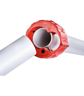 Coupe-tube ROCU Plastic Pro 32+40mm pour tube en plastique en PE, PP et PVC