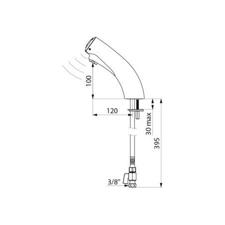 Robinet électronique TEMPOMATIC 3