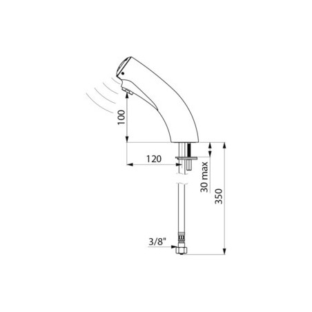 Robinet électronique TEMPOMATIC 3