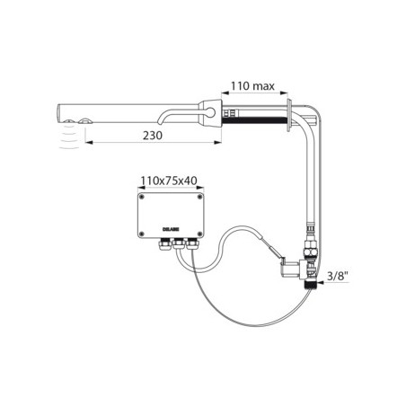 Mitigeur électronique BINOPTIC MIX