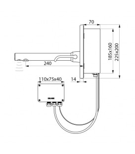 Mitigeur électronique BINOPTIC MIX