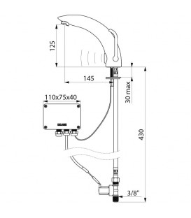 Mitigeur électronique TEMPOMATIC MIX 2