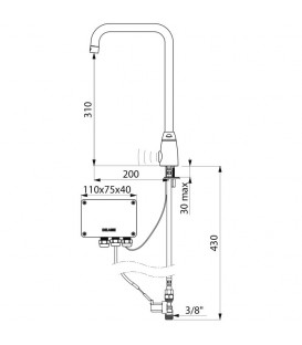 Robinet électronique TEMPOMATIC PRO