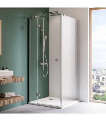 Espira Porte pivotante pour paroi fixe ou paroi fixe baignoire gauche