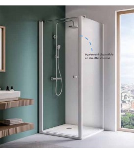 FLEXA porte pivotante  pour association avec une paroi fixe