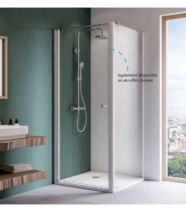 FLEXA porte pivotante  pour association avec une paroi fixe