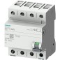 FI-Interrupteur de protection Siemens, 4 poles, type B, 40A, 300mA, 5SV3644-4