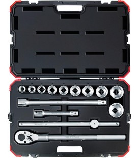 Kit de clés à douille GEDORE red Type 8100.00 3/4 , 14 pièces