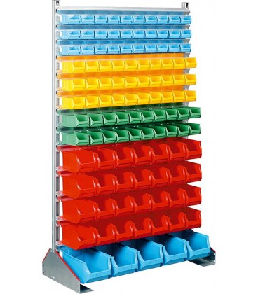 Etagere avec 113 boites en plastique lxpxh 1130x500x1900 mm ProfiPlus DepotSHS 113