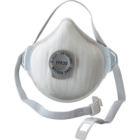Masque protection respiratoire FFP3 RD Forme active avec clapet d'aeration, 5 pcs