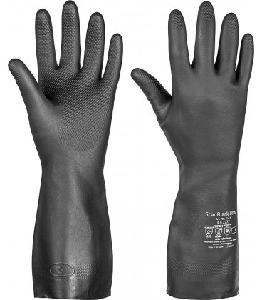 Gants de travail, Neoprene Protection chimique, taille 7