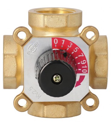 Melangeur 4-voies Easyflow, Type 4I DN32 (1 1/4") fem, Kvs 16