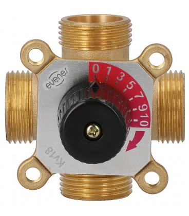 Melangeur 4-voies Easyflow, type 4A DN20 (3/4") male, Kvs 2,8