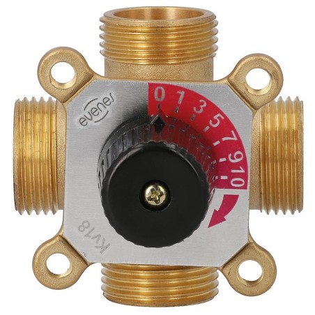 Melangeur 4-voies Easyflow, type 4A DN32 (1 1/4") Male, Kvs 9,0