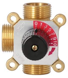 Melangeur 3-voies Easyflow, Type 3A DN20 (3/4") male, Kvs 2,8