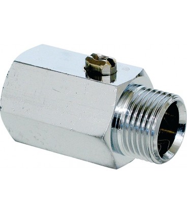 mini vanne spherique tournevis type 406femelle/mâle 1/4"