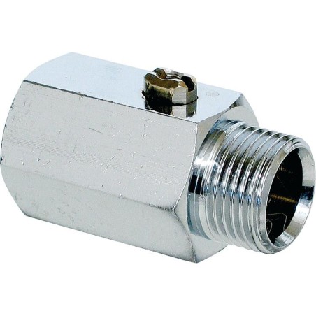 mini vanne spherique tournevis type 406femelle/mâle 1/4"