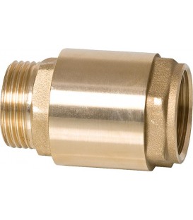 Soupape de retenue filetage mâle vers filetage femelle 3/8" avec insert métallique et joint viton