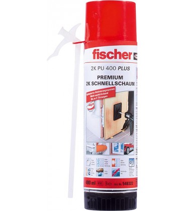 Mousse de montage rapide Fischer 2K, PU 400 Plus