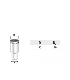 Manchon long HT (2 crans) DN 110