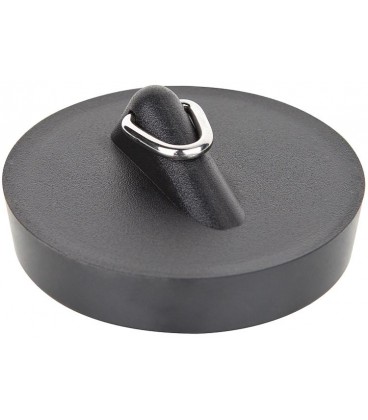 bouchon avec gache triangulaire Ø superieur 48,5mm soupape d'ecoulement noir