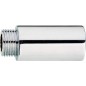 Tube de rallonge LUX, DN10 (3/8") x 25 mm laiton chromé