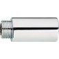 Tube de rallonge LUX, DN10 (3/8") x 65 mm laiton chromé