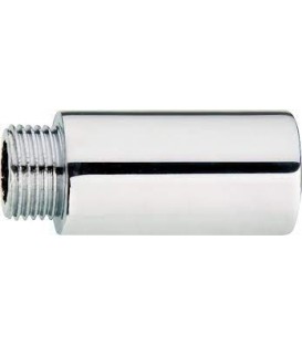 Tube de rallonge LUX, DN10 (3/8") x 80 mm laiton chromé