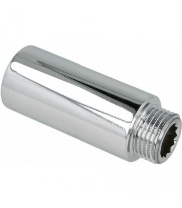 Rallonge de robinet LUX laiton chrome DN 15 (1/2") x 50 mm