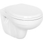 Pack WC combi Ideal Standard Eurovit sans bord de rincage, blanc