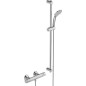 Kit de douche Ideal Standard avec thermostat, chrome Ceratherm25, 900 mm