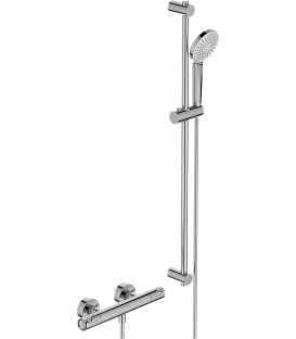 Kit de douche Ideal Standard avec thermostat, chrome Ceratherm50, 900 mm