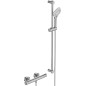 Kit de douche Ideal Standard avec thermostat, chrome Ceratherm100, 900 mm