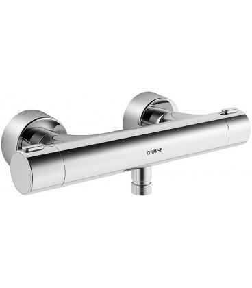 Thermostat de douche Hansaprisma chrome, mitigeur de douche en saillie