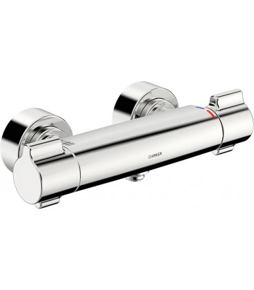 Thermostat de douche Hansaclinica chrome, mitigeur de douche en saillie,