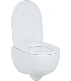 WC-mural Geberit Renova Compact sans rebord, blanc lxhxp 355x330x490mm