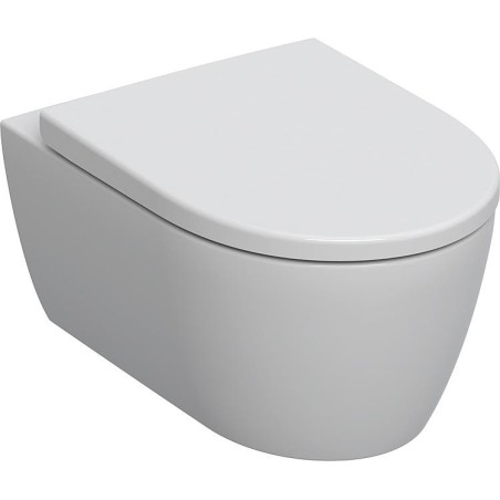 CombiPack Geberit Icon WC-suspendu blanc, sans rebord, abattant-WC softclose, QuickRelease