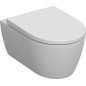 CombiPack Geberit Icon WC-suspendu blanc, sans rebord, abattant-WC softclose, QuickRelease