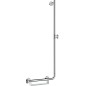 Barre de douche Hansgrohe Unica Comfort 1100mm blanc/chrome avec corbeille, droite