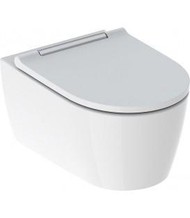 Combipack Geberit One WC-suspendu et abattant WC blanc, Kera Tect