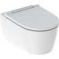 Combipack Geberit One WC-suspendu et abattant WC blanc, Kera Tect