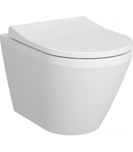 WC-suspendu VitrA Integra blanc, sans rebord lxhxp: 355x350x540mm