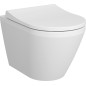 WC suspendu VitrA Integra blanc sans rebord lxhxp 355x350x540mm