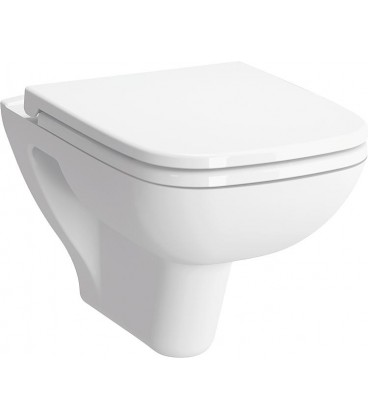 WC suspendu Vitra S20 blanc sans rebord forme carrée lxhxp 360x350x520mm