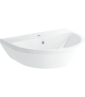 Vasque VitrA Integra ronde 545x450mm, blanc, avec trop-plein 1 trou robinet milieu