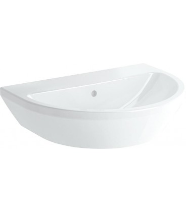 Vasque Vitra Integra ronde 650x490mm blanc avec trop plein 1 trou robinet milieu