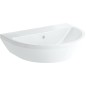 Vasque Vitra Integra ronde 650x490mm blanc avec trop plein 1 trou robinet milieu