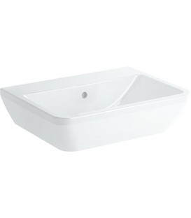 Vasque VitrA Integra carré 680x490mm, blanc, avec trop-plein 1 trou robinet milieu